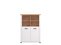 blanc, artisan oak, feuille blanche mate