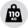 Charge maximale est de 110 kg