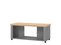 artisan oak, gris graphite, verre